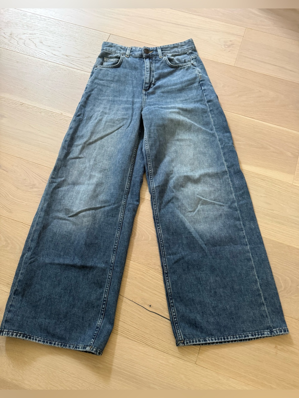 Me+Em Wide Leg High Rise Jeans